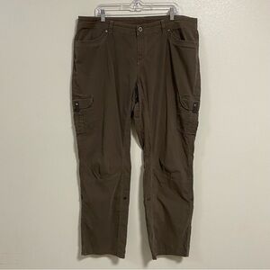 Kuhl Pants Women’s Size 20W Brown Cargo Legendary Pants Outdoor hiking pants